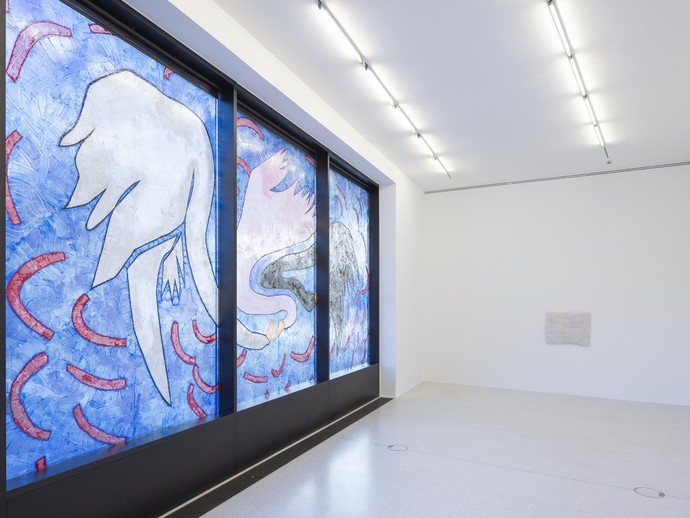 Ausstellungsansicht von Pauline Stopps "Love is magic" Ausstellungsansicht von Pauline Stopps "Love is magic"