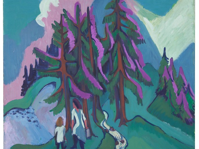Gemälde von Ernst Ludwig Kirchner Gemälde von Ernst Ludwig Kirchner
